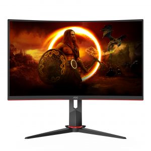 AOC CQ27G2S/BK pantalla para PC 68,6 cm (27") 2560 x 1440 Pixeles Quad HD Negro, Rojo