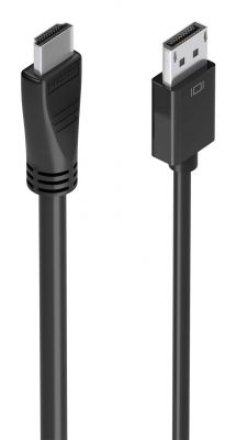 AISENS Cable conversor DisplayPort a HDMI 4K@60Hz, DP/M-HDMI/M, Negro, 5.0m