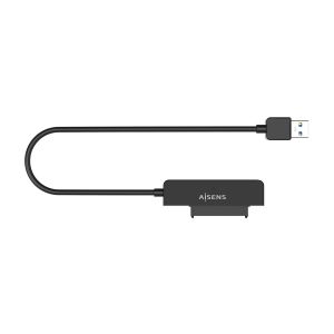 AISENS Adaptador SATA a USB-A USB3.0/USB3.1 Gen1 para Discos Duros 2.5″, Negro