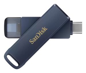 SanDisk iXpand unidad flash USB 64 GB USB Type-C / Lightning 3.2 Gen 1 (3.1 Gen 1) Azul