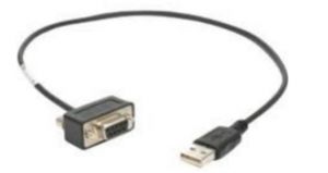 Zebra CBL-58926-05 cable de serie Negro USB tipo A DB-9