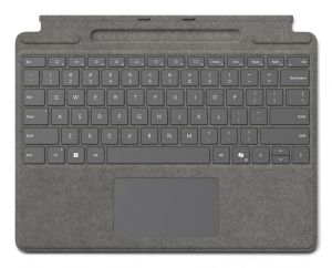 Microsoft 8XB-00197 teclado para móvil Microsoft Cover port Platino