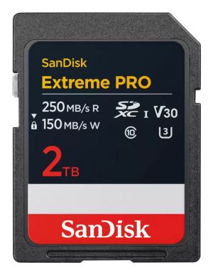 SanDisk Extreme PRO 2 TB SDXC UHS-I Clase 10