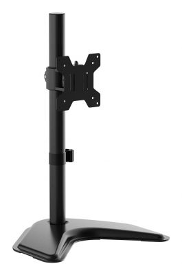 AISENS Soporte de mesa con peana eco giratorio e inclinable para monitor/TV 10kg de 17-32, Negro