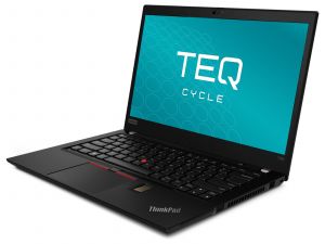 Teqcycle Premium Lenovo Thinkpad T490 Intel® Core i5 i5-8365U Portátil 35,6 cm (14") Full HD 16 GB DDR4-SDRAM 256 GB SSD Wi-Fi 5 (802.11ac) Windows 11 Pro Negro