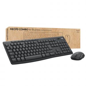 Logitech MK370 Combo for Business teclado Ratón incluido Oficina RF Wireless + Bluetooth QWERTY Internacional de EE.UU. Grafito