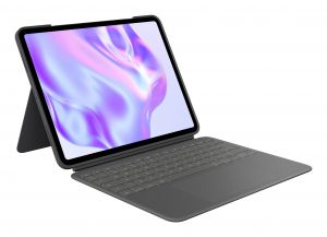 Logitech Combo Touch, funda con teclado, iPad Pro 13 pulgadas (M4)(2024) - Teclado retroiluminado extraíble con soporte abatible, escritura cómoda, modo multiuso, Disposición QWERTY Español - Grafito