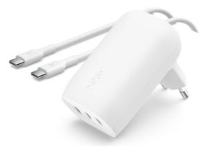 Belkin WCC002VFWH cargador de dispositivo móvil Portátil, Smartphone, Tableta Blanco Corriente alterna Carga rápida Interior