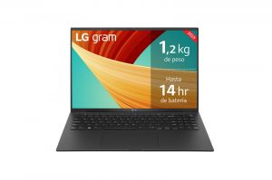 LG Gram 16Z90R-E.AD78B ordenador portatil Intel® Core™ i7 i7-1360P Portátil 40,6 cm (16") WQXGA 32 GB LPDDR5-SDRAM 1 TB SSD NVIDIA GeForce RTX 3050 Wi-Fi 6 (802.11ax) Windows 11 Home Negro