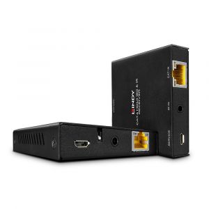 Lindy 38205 extensor audio/video Transmisor y receptor de señales AV Negro
