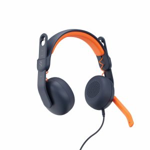 Logitech Zone Learn Auriculares Alámbrico Diadema Educación Azul, Naranja