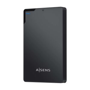 AISENS Caja Externa 2,5″ 9.5mm SATA a USB 3.0/USB3.1 Gen1, Negra