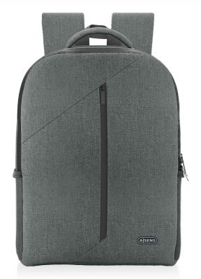 AISENS Mochila premium para portátil 15.6, Gris