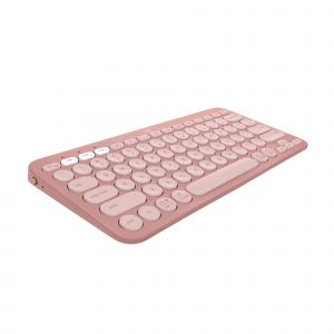 Logitech Pebble Keys 2 K380s teclado Universal RF Wireless + Bluetooth QWERTY Español Rosa