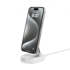 Belkin BoostCharge Pro Smartphone Blanco Corriente alterna Cargador inalámbrico Carga rápida Interior