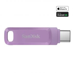 SanDisk Ultra Dual Drive Go unidad flash USB 1 TB USB Tipo C 3.2 Gen 1 (3.1 Gen 1) Lavanda