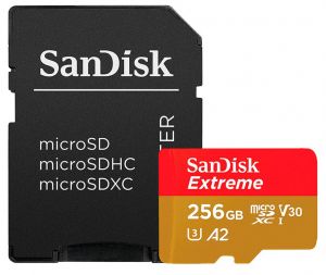 SanDisk Extreme PLUS 256 GB MicroSDXC Clase 10