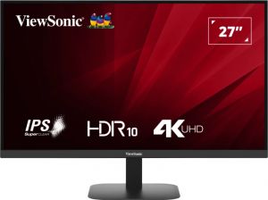 Viewsonic VA VA2708-4K-HD pantalla para PC 68,6 cm (27") 3840 x 2160 Pixeles 4K Ultra HD LED Negro