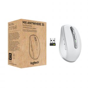 Logitech MX Anywhere 3S for Business ratón Oficina mano derecha RF Wireless + Bluetooth Laser 8000 DPI