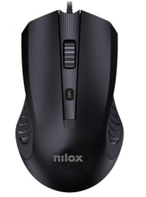 Nilox MOUSB1013 ratón Oficina USB tipo A Óptico 2400 DPI