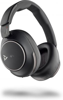 POLY Auriculares Voyager Surround 80 UC con certificación Microsoft Teams USB-C + Adaptador USB-C/A