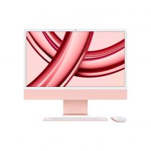 Apple iMac Apple M M3 59,7 cm (23.5") 4480 x 2520 Pixeles 8 GB 256 GB SSD PC todo en uno macOS Sonoma Wi-Fi 6E (802.11ax) Rosa